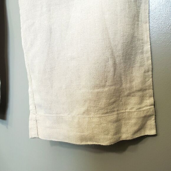 Eddie Bauer Linen Pants Womens Size 14 Vashon Fit Casual Summer Lightweight - Picture 8 of 11